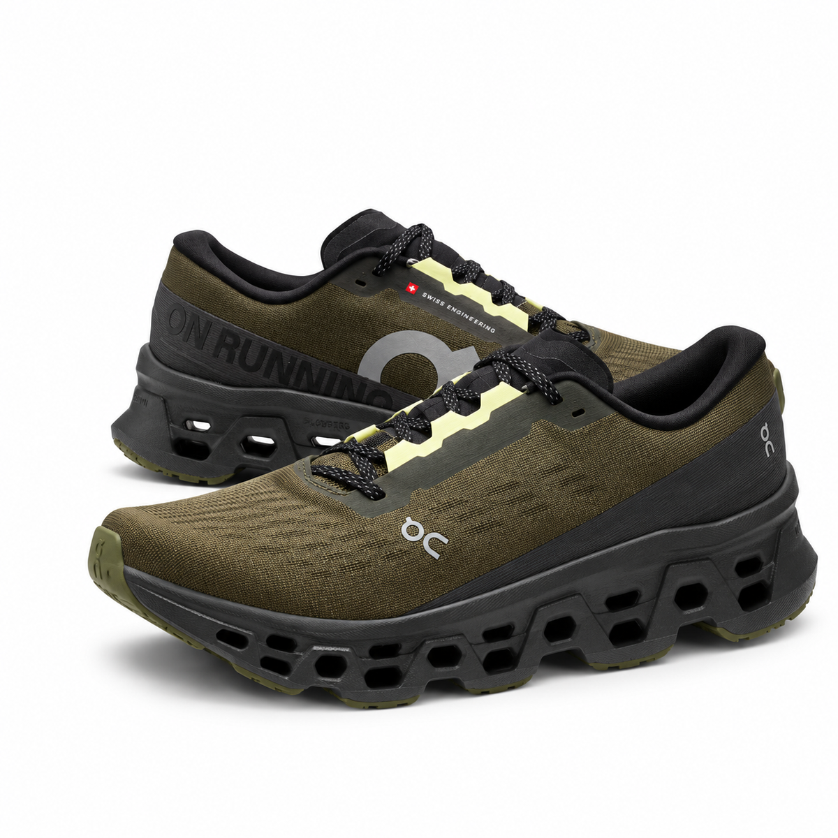 On Cloudmonster 3 Olive/Eclipse – Hombre