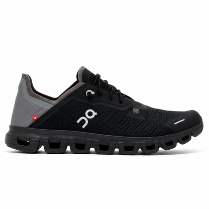 On Cloud 6 Coast Black/Rock Hombre, perfil exterior
