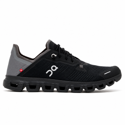 On Cloud 6 Coast Black/Rock Hombre, perfil exterior
