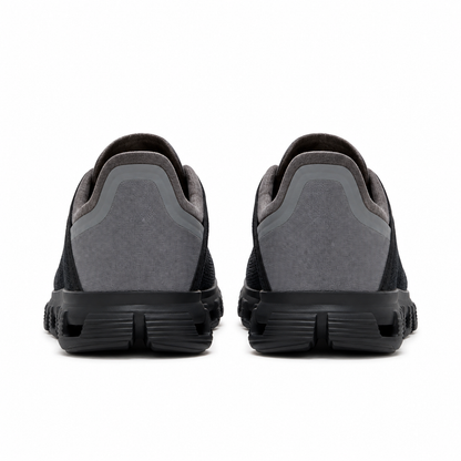 On Cloud 6 Coast Black/Rock Hombre, vista trasera