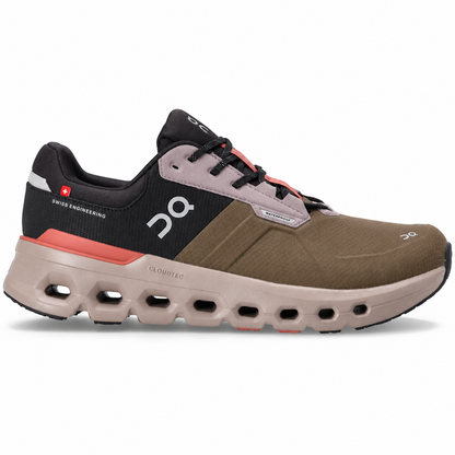 On Cloudrunner 2 Waterproof oliva, perfil exterior