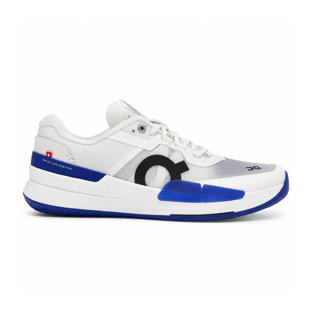 On THE ROGER Pro 2 White Indigo, lateral exterior